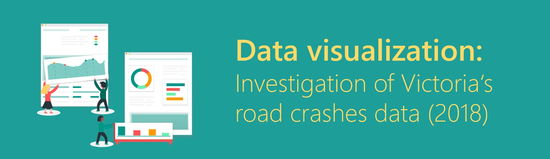 Victoria Road Crashes — data visualisation app banner