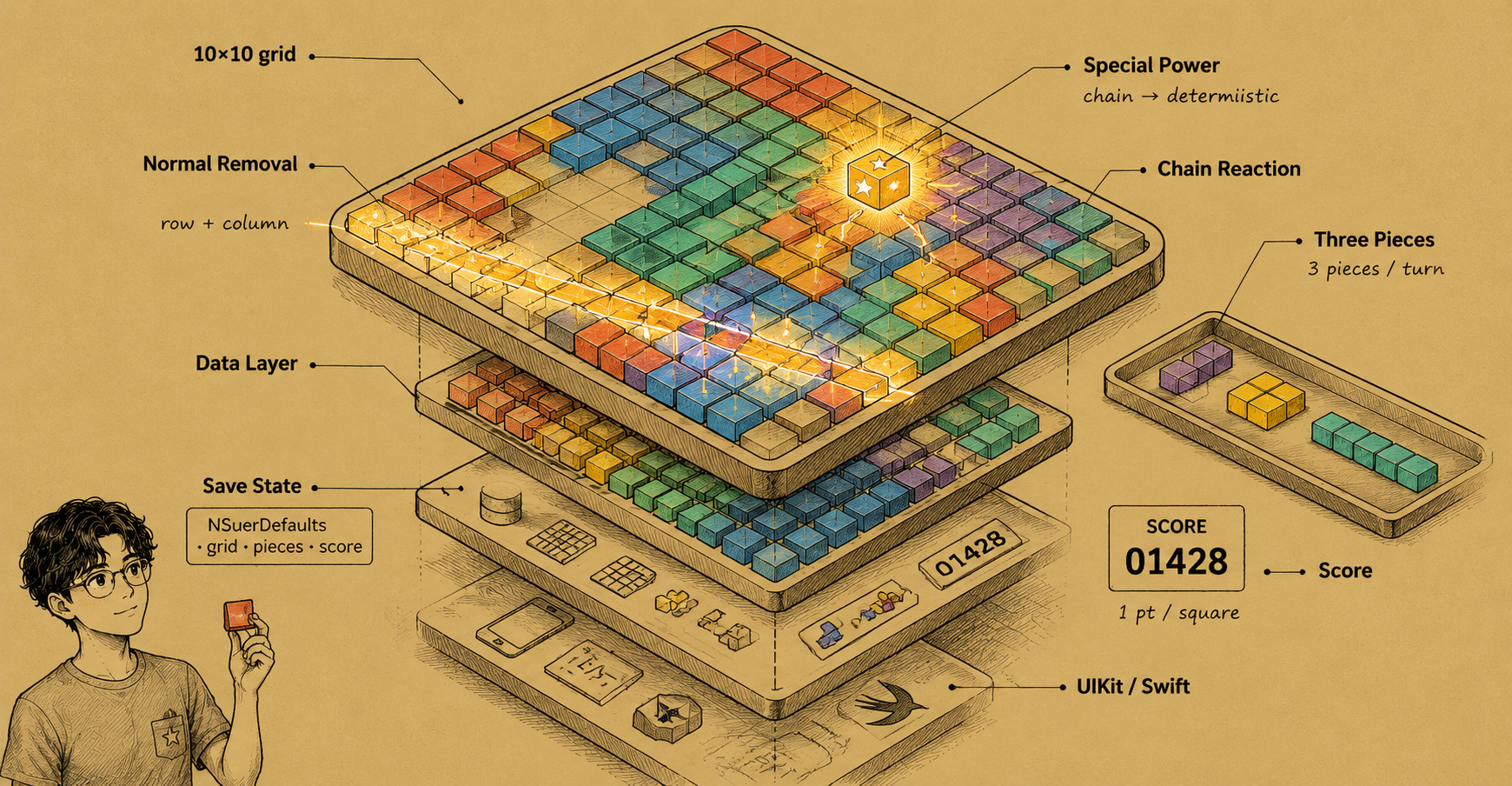 Cover image for Building PuzzleXPuzzle: A 10×10 Block Puzzle Game in Swift